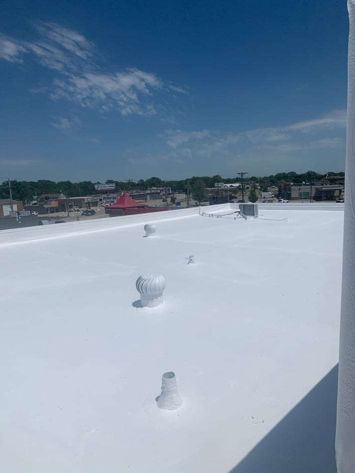 Recently completed commercial roofing project by Roof Tech LLC showcasing professional installation and quality materials in Wisconsin