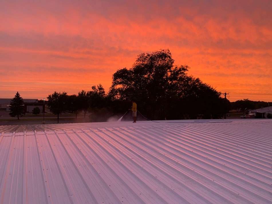 Metal roof restoration work by Roof Tech LLC demonstrating quality craftsmanship and proven techniques