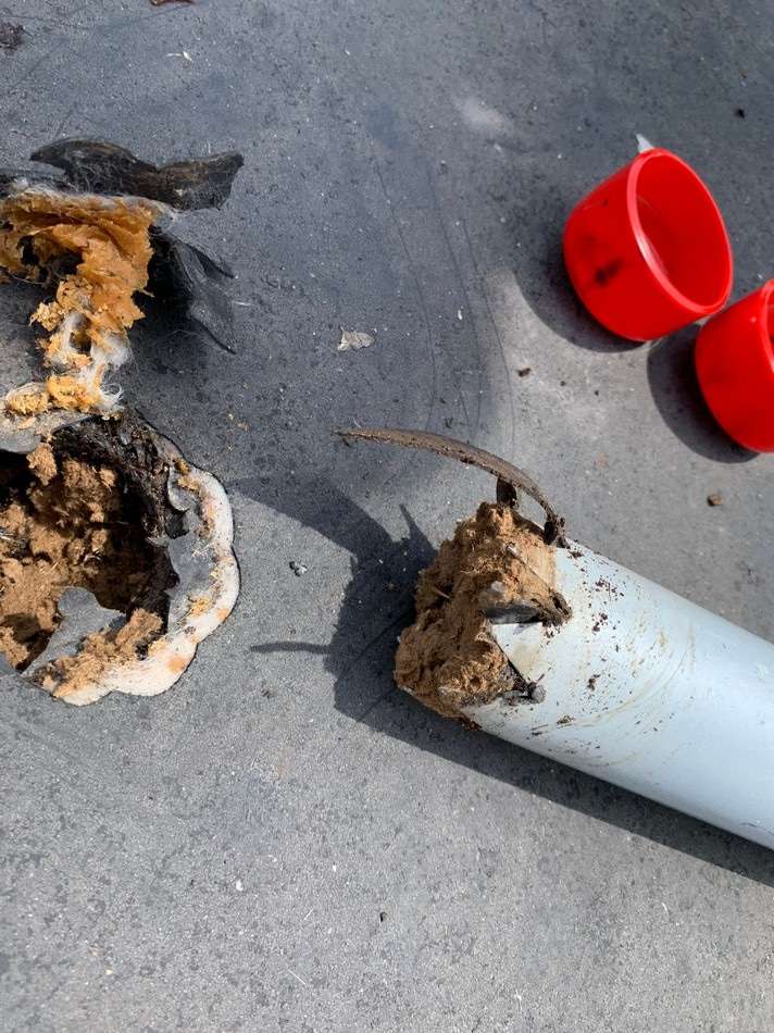 Roof core sample analysis for proper diagnosis and repair planning by roofing professionals