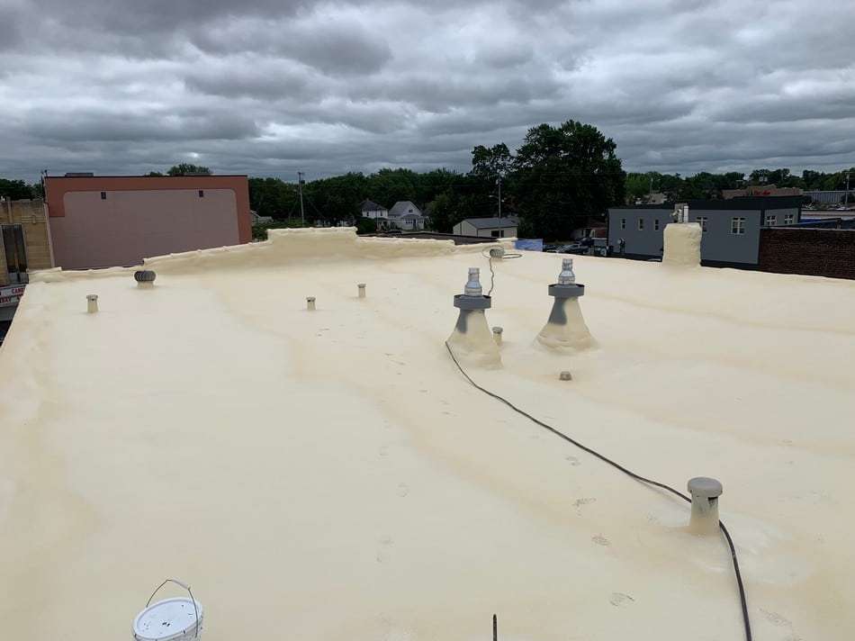 Professional spray foam installation by Roof Tech LLC showing quality application and long-term protection benefits
